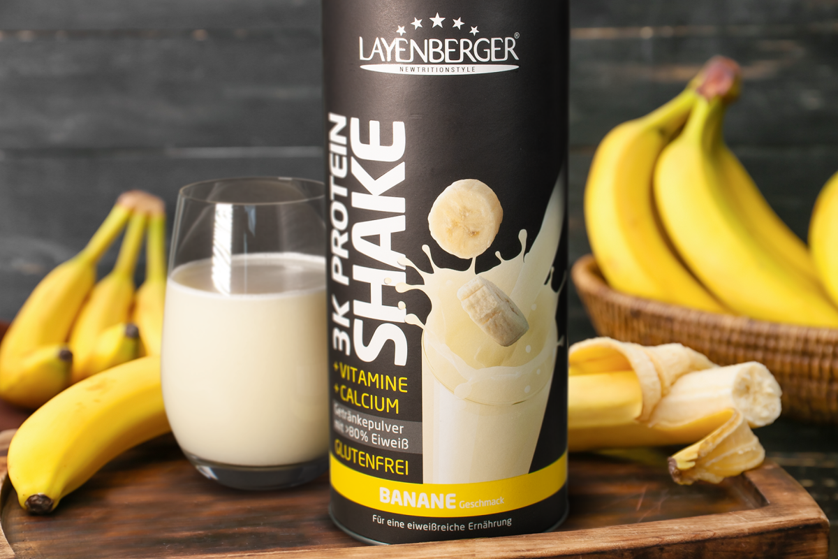 Der neue Layenberger 3K Protein Shake Banane